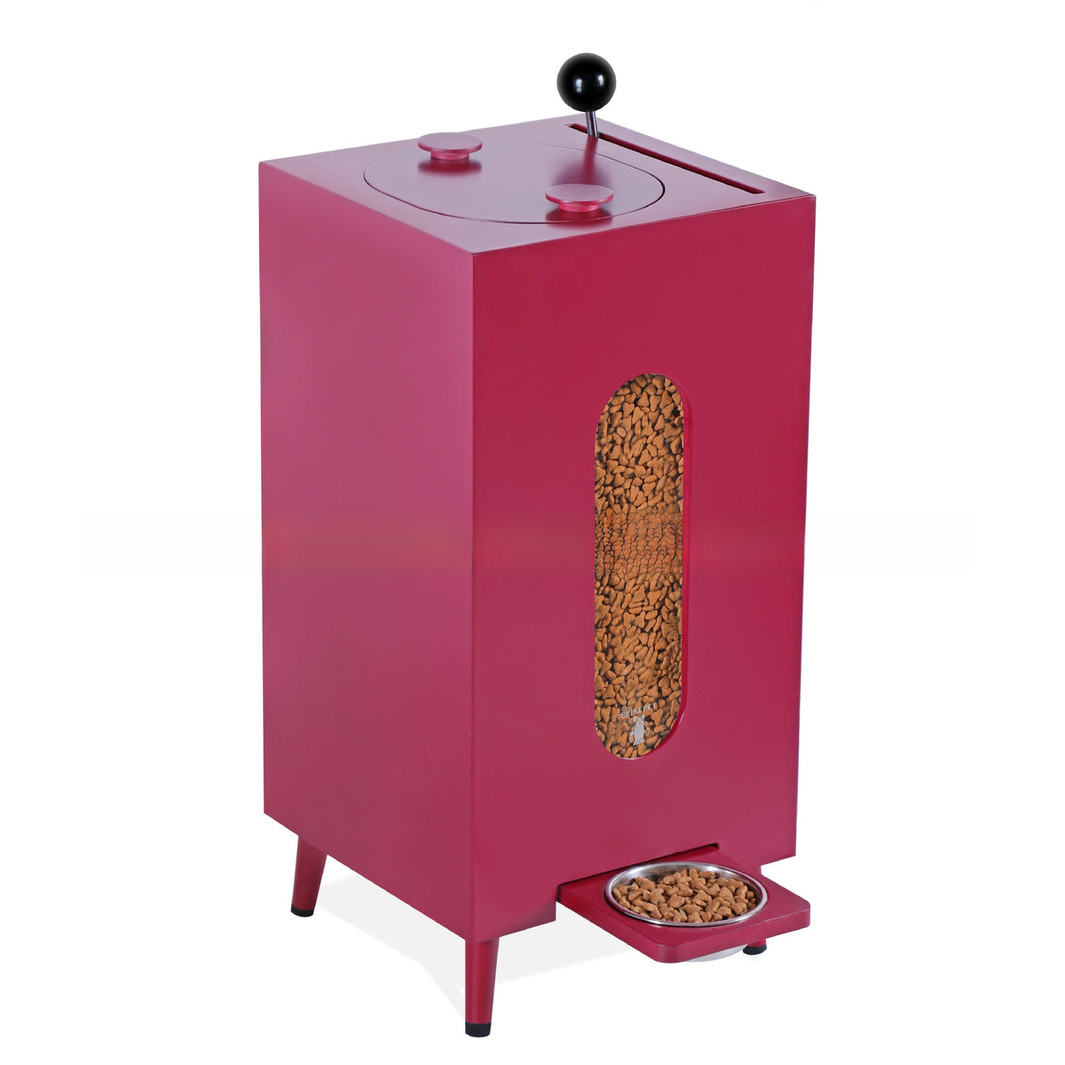 Baril en bois pour le stockage de nourriture pour animaux